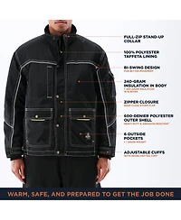 RefrigiWear Men's ErgoForce Waterproof Insulated Jacket