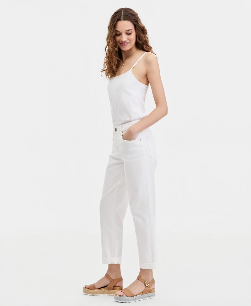 Liverpool Los Angeles Women's Rolled-Cuff Keeper Boyfriend Cropped Jeans