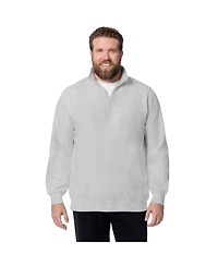 KingSize Big & Tall Reverse Weave 1/4 Zip Up Hoodie