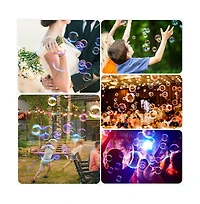 Artudatech 15W Automatic Bubble Machine with Rgb Lights, Remote Control & Adjustable Speed