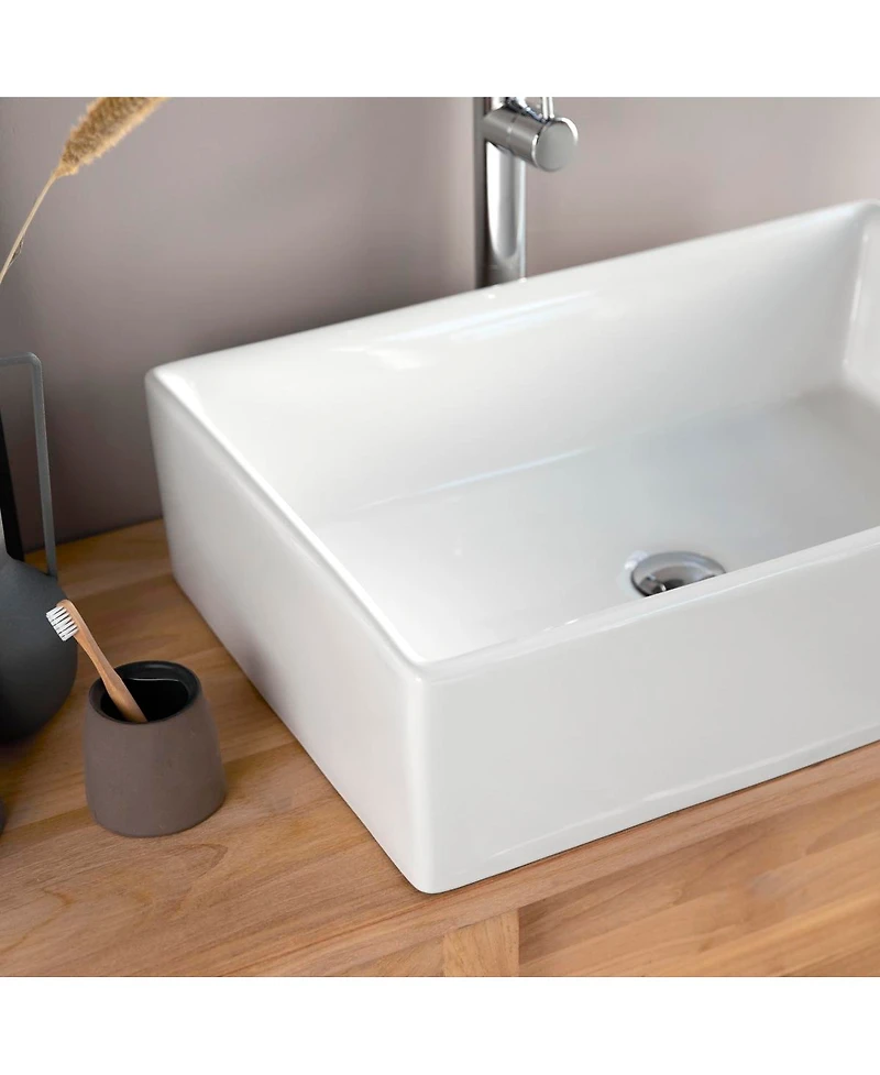 Tikamoon Ema ceramic bathroom basin