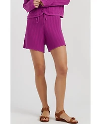 Chinti & Parker Women's Cotton Crochet Shorts