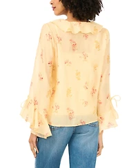 Vince Camuto Women's Long-Sleeve Ruffle Top