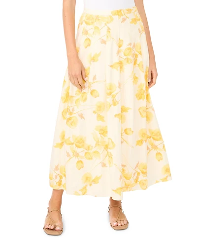 Vince Camuto Women's Pleated Straight Hem Maxi Skirt