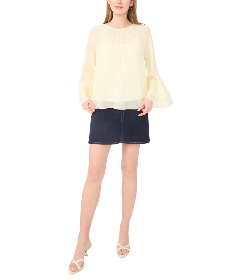 Vince Camuto Women's Crewneck Blouse