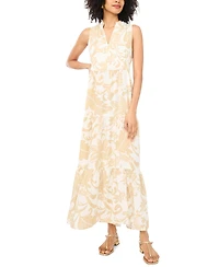Vince Camuto Women's V-Neck Tiered Maxi Dress