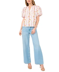 Vince Camuto Women's Short-Sleeve Blouse