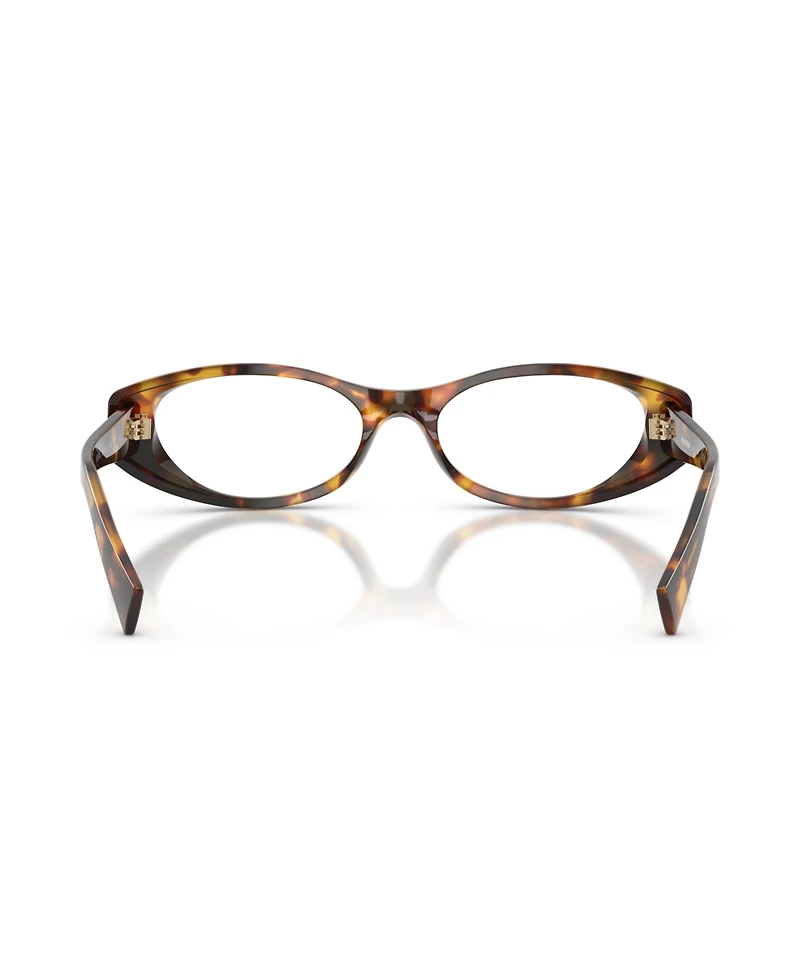 Miu Women's Oval Eyeglasses, Mu 03ZV