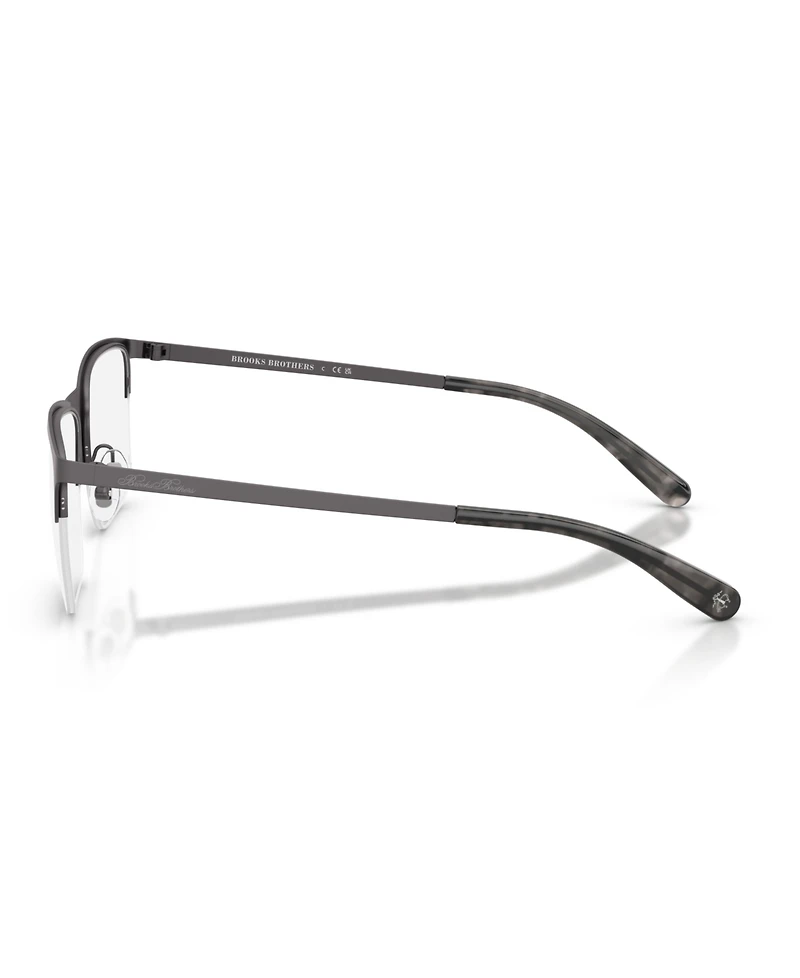 B by Brooks Brothers Men's Rectangle Eyeglasses