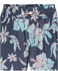 Roxy Girls' 7-16 Smocked Elastic Waistband Shorts