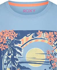 Roxy Girls' 7-16 Graphic Print Oversized T-Shirt