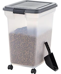 Iris Usa 58 lbs Dog Food Storage Container w/ Scoop