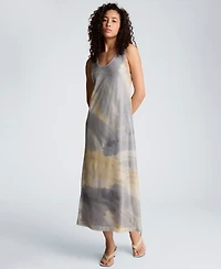 Kenneth Cole Women's Scoop Neck Long Dress