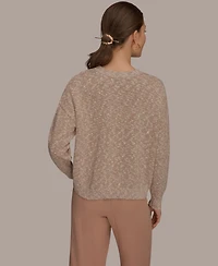 Donna Karan Weekend Women's Crewneck Long-Sleeve Sweater