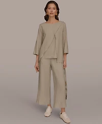 Donna Karan Weekend Women's Boat Neck Blouse