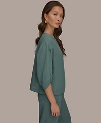 Donna Karan Weekend Women's Boat Neck Blouse