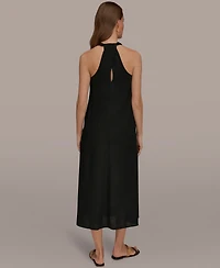 Donna Karan Weekend Women's V-Neck Midi Dress