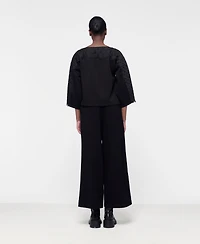 Leem Women's Quilted Embroidered Top