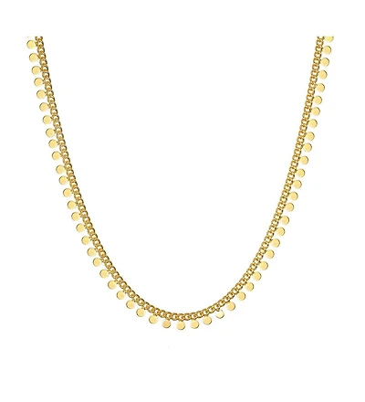 Satya Jewelry Shine a Light Coin Chain Necklace