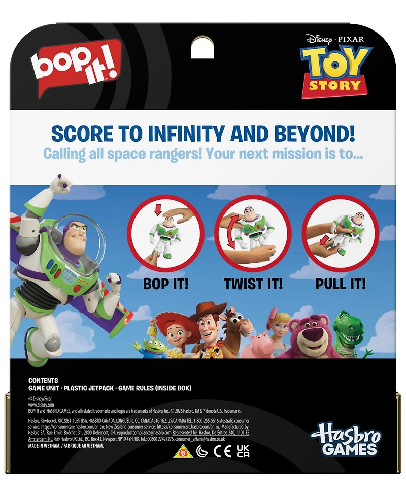 Hasbro Gaming Bop It Disney Pixar Buzz Lightyear Edition Game