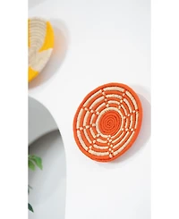 Wicker Village Sabai Grass Wall Basket Decor | Boho Hanging Wall Art