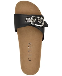 Guess Women's Locela Ornamented Cork Footbed Sandals