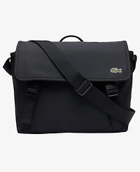 Lacoste Unisex Logo Detail Messenger Bag