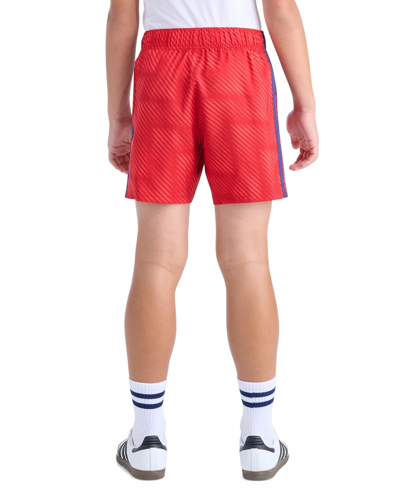 adidas Boys' 8-20 Elastic Waistband World Soccer Shorts