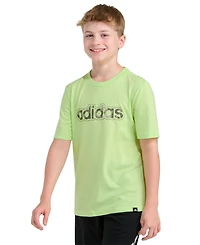 adidas Boys' 8-20 Crewneck Lenticular Camo Linear T-Shirt