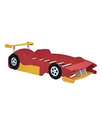 Streamdale Furniture Streamdale Twin Size Race Car-Shaped Platform Bed with Wheels