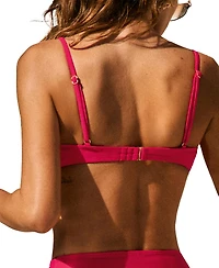Cupshe Women's Adjustable Straps Square Neck Soft Cup Top