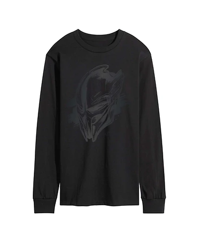 Airwaves Men's Predator: Badlands Monochrome Mask Long-Sleeve Graphic T-Shirt