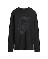 Airwaves Men's Predator: Badlands Monochrome Mask Long-Sleeve Graphic T-Shirt