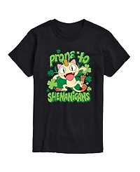 Airwaves Men's Pokemon Shenanigans Meowth Short-Sleeve Graphic T-Shirt