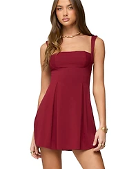 Edikted Women's Mazey Square Neck Mini Dress