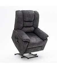Boyel Living Velvet Power Lift Recliners with Heat & Massage, Lift Chair Relax Sofa Chair for Living Room