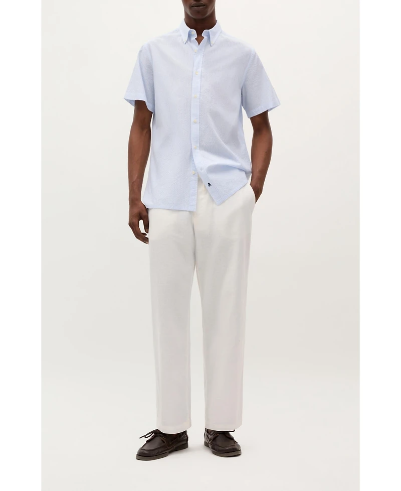 Scalpers Men's Seersucker Resort Bd Shirt