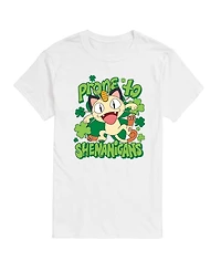 Airwaves Men's Pokemon Shenanigans Meowth Short-Sleeve Graphic T-Shirt