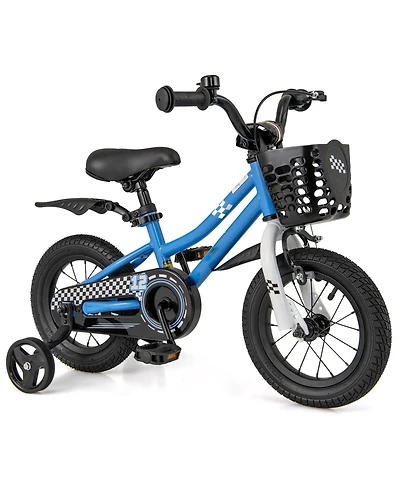 Mecale Kids Bike Children Bicycle with Training Wheels for 3-4 Years
