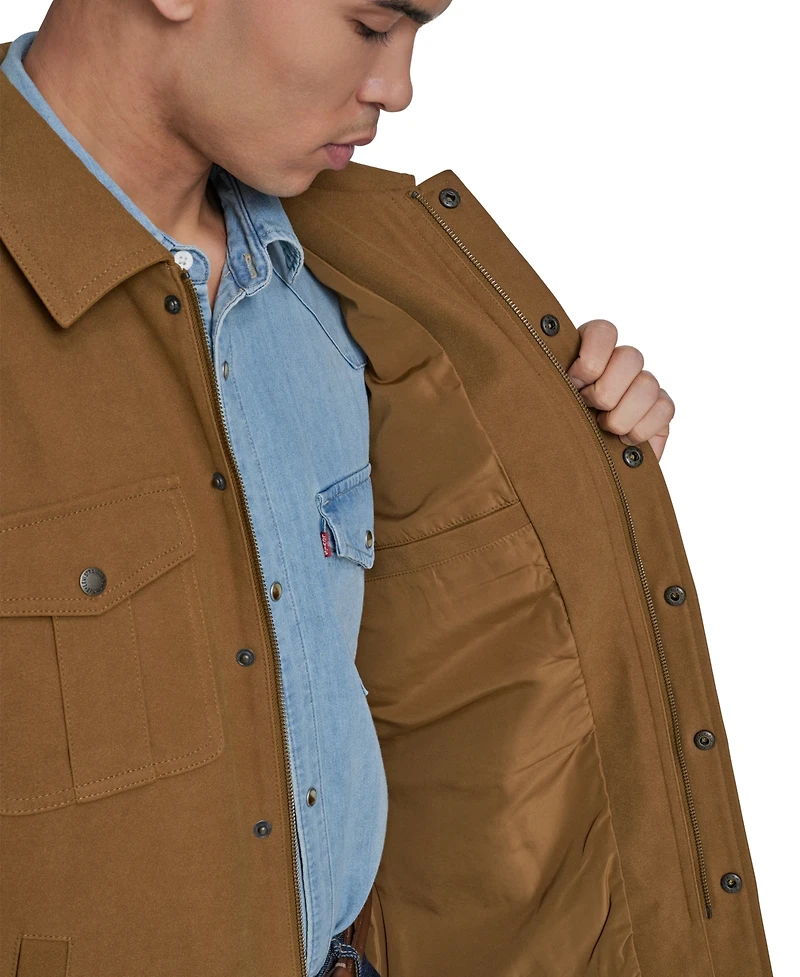 Levi's Men's Front Zipper Shirt Jacket