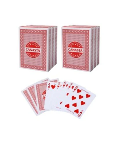 Gse Games Sports Expert Gse 2 Deck Canasta Cards With Point Values Rule Guide 55