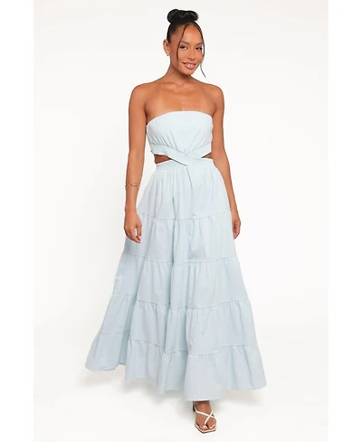 Petal and Pup Women's Cadence Strapless Maxi Dress