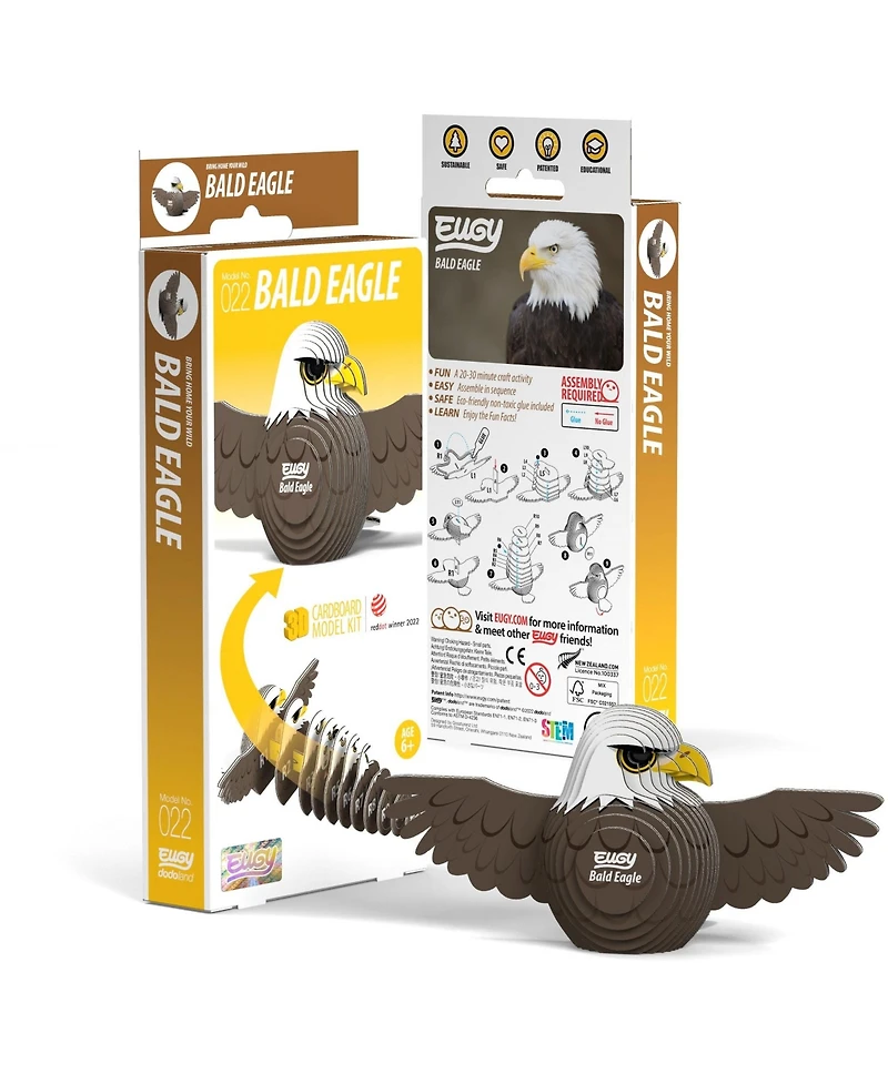 Eugy Bald Eagle 3D Puzzle