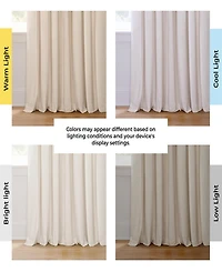 Exclusive Fabrics & Furnishings Signature Blackout Grommet Velvet Panel