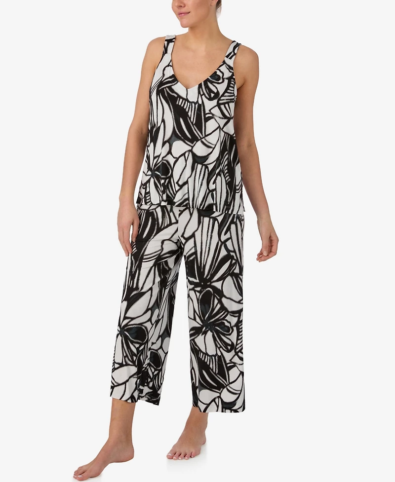 Dkny Women's Sleeveless Tank Top and Crop Pants, 2-Piece Set