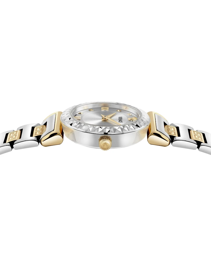 Versace Women's Mini Vanity Two-Tone Stainless Steel Bracelet Watch