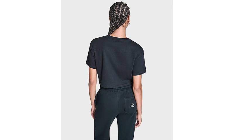 Converse Women's Star Chevron Cropped T-Shirt