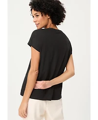 Olsen Women's Sparkle Trim T-Shirt