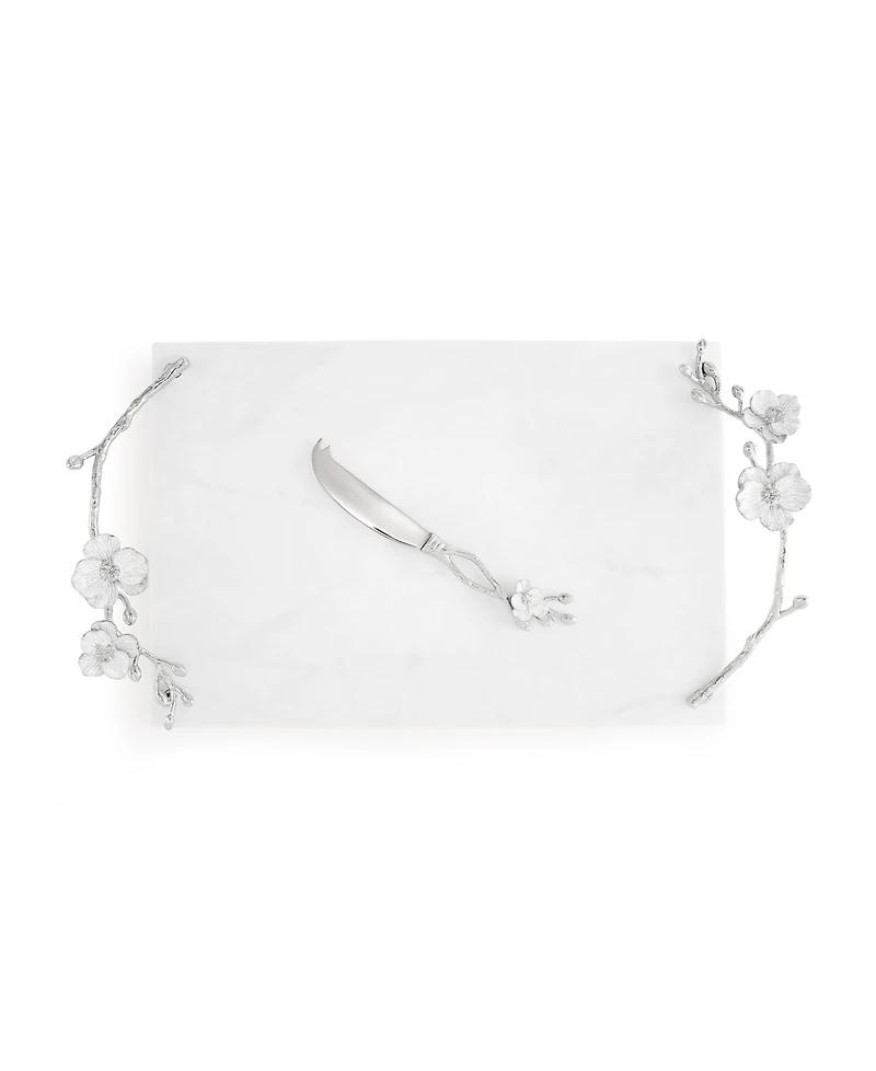 Michael Aram Orchid Cheeseboard and Knife, 2 Piece Set