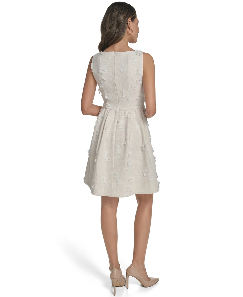 Eliza J Petite Scoop Neck Short Dress